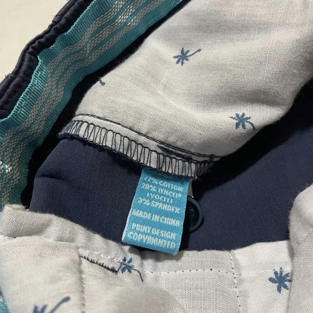 Tori Richard Mens Chino Pants Size 32 X 30 Navy‎ Blue Flat Front Stretch Casual